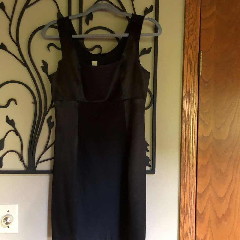 Black stretch  mini dress with Spandex side panels